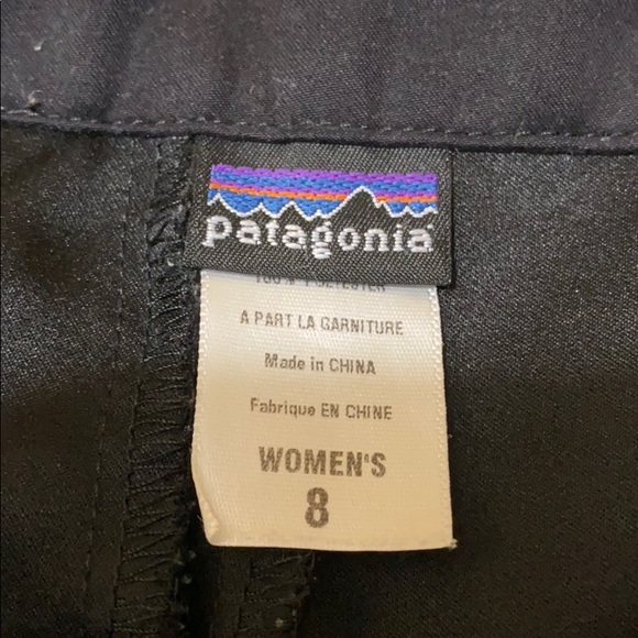 Patagonia Black Pants Size 8 - Picture 3 of 6